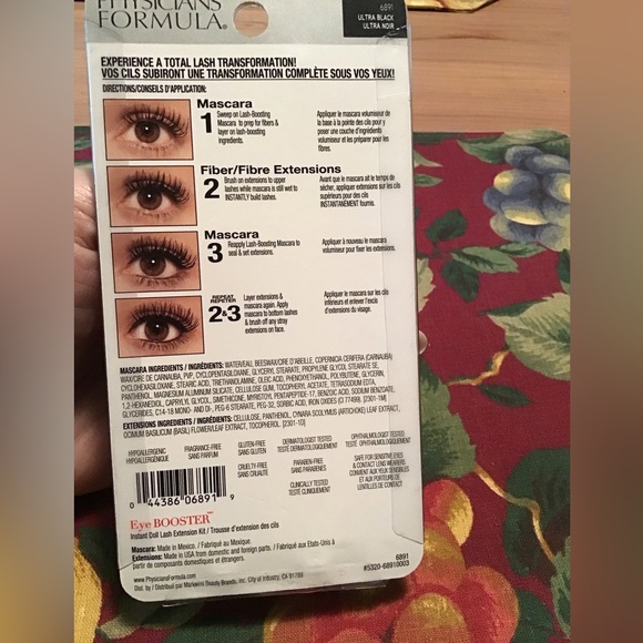 PHYSICIANS FORMULA NIB INSTANT DOLL LASH EXTENSION KIT ULTRA BLACK MAKEUP - Picture 2 of 2